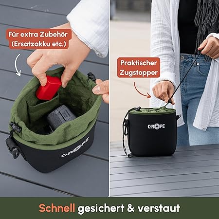 C-ROPE Kamerabeutel V2 Schwarz  Variation: XL 32x20x12cm retail