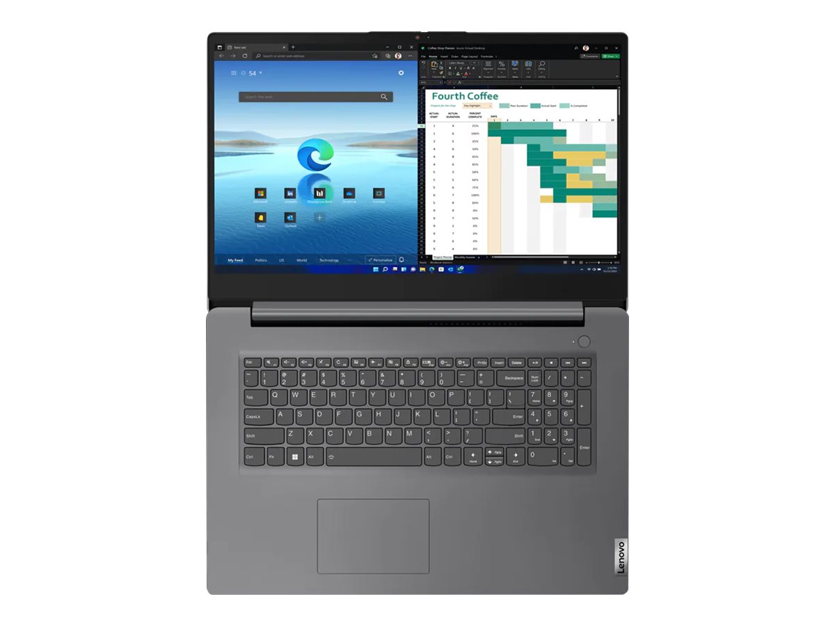 Lenovo V17 G3 IAP 82U1 - Intel Core i3 1215U / 1.2 GHz - Win 11 Pro - UHD Graphics - 16 GB RAM - 512 GB SSD NVMe - 43.9 cm (17.3")