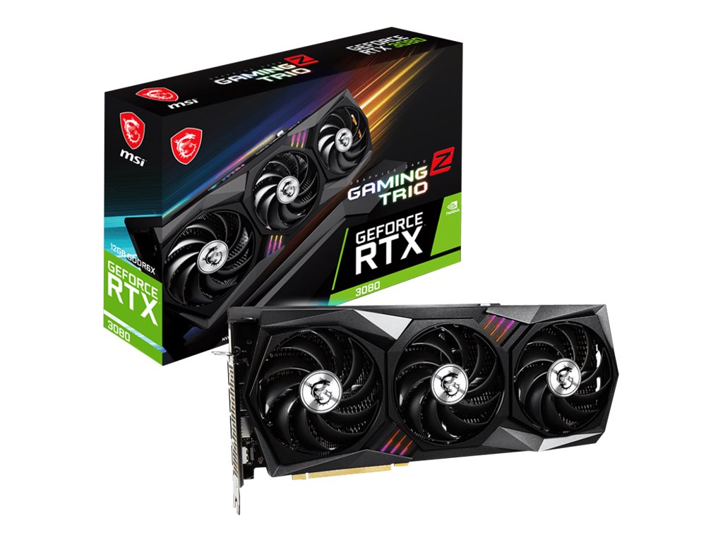 MSI GeForce RTX 3080 GAMING Z TRIO 12G LHR - Grafikkarten