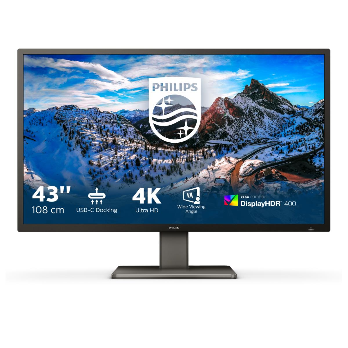 Philips 439P1 - LED-Monitor - 108 cm (43") (43" sichtbar)