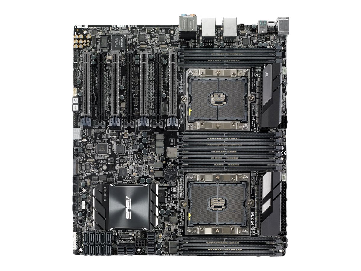 ASUS WS C621E SAGE - Motherboard - SSI EEB - Socket P - 2 Unterstützte CPUs - C621 - USB 3.1 Gen 1, USB-C Gen2, USB 3.1 Gen 2 - 2 x Gigabit LAN - Onboard-Grafik - HD Audio (8-Kanal)