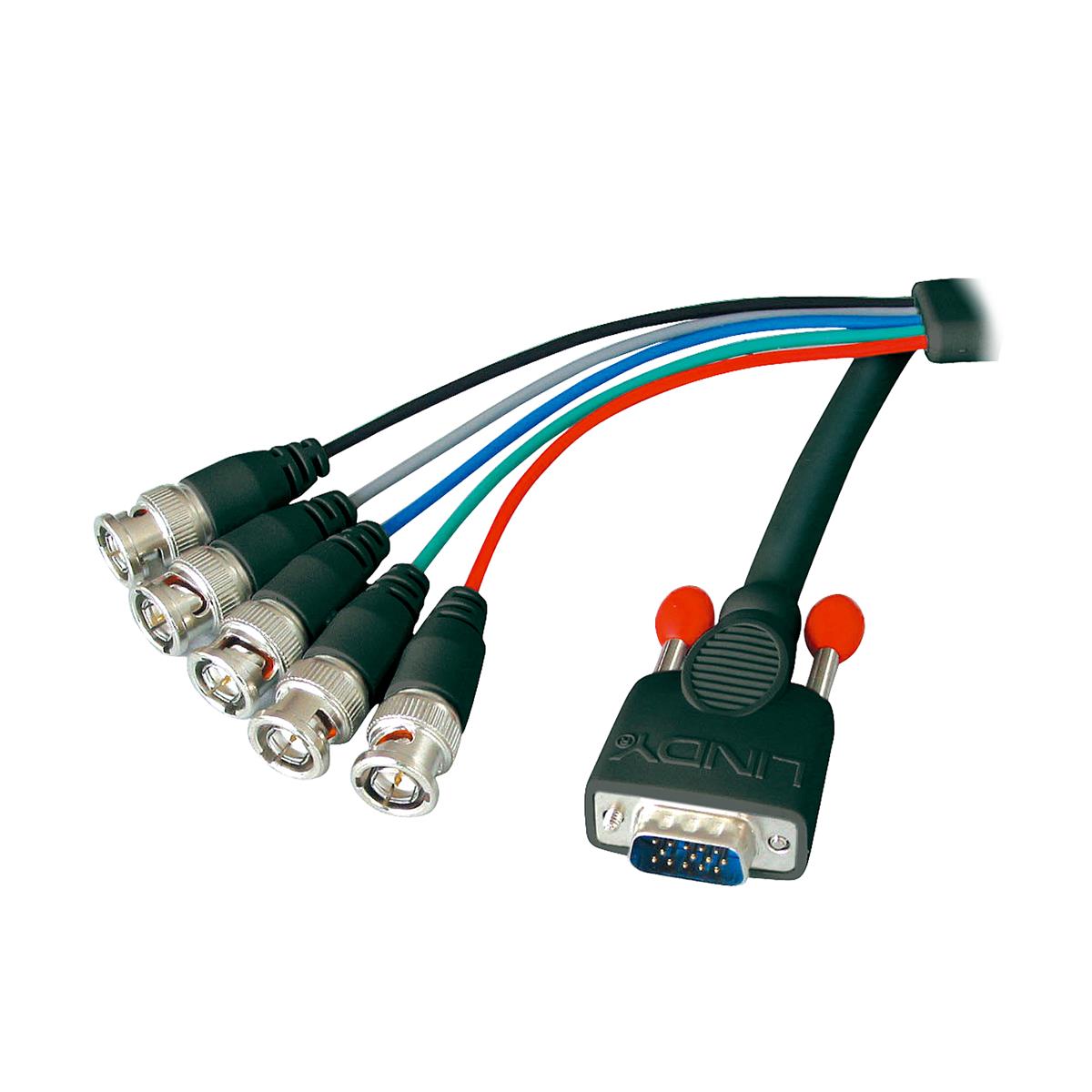 Lindy VGA-Kabel - HD-15 (VGA) (M) zu BNC (M)
