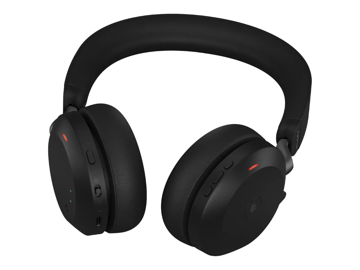 Jabra Headset Evolve2 75 MS Duo, inkl. Link 380a & Ladestat. Jabra Headset Evolve2 75 MS Duo, inkl. Link 380a & Ladestat.