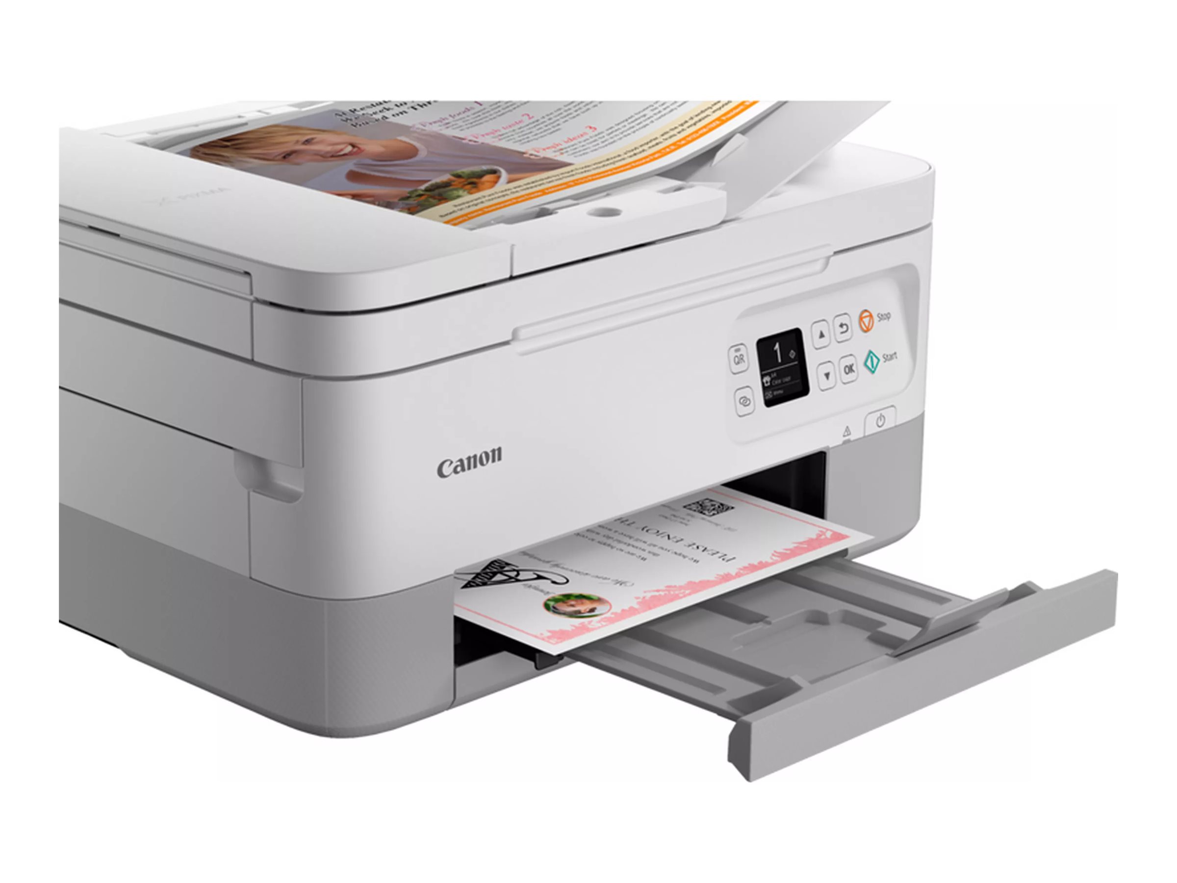 Canon PIXMA TS7451i 3-in-1 WLAN-Farb-Multifunktionssystem, Weiß