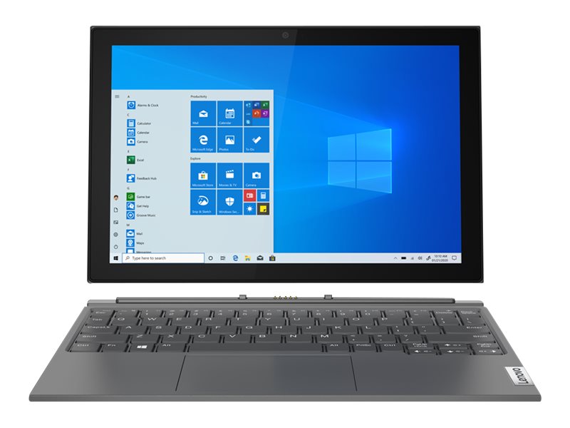 Lenovo IdeaPad Duet 3 10IGL5 82AT - Tablet - mit abnehmbarer Tastatur - Pentium Silver N5030 / 1.1 GHz - Win 10 Pro 64-Bit - UHD Graphics 605 - 8 GB RAM - 128 GB eMMC - 26.2 cm (10.3")