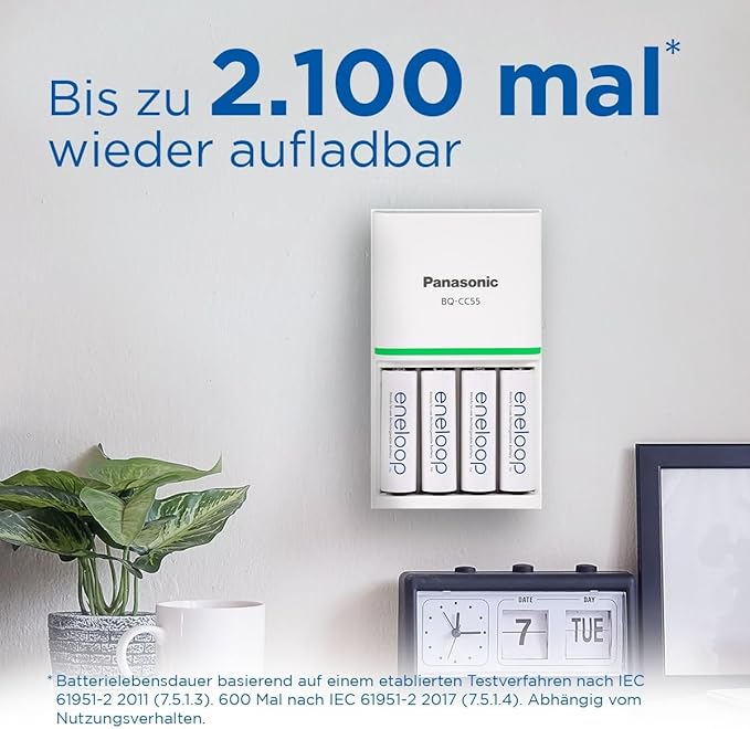 eneloop Panasonic Akku BK-4MCDE/2BE AAA 800mAh 2St. eneloop Panasonic Akku BK-4MCDE/2BE AAA 800mAh 2St.
