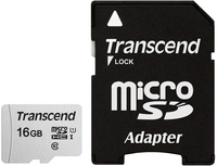 Transcend microSDHC 300S 16GB NAND Klasse 10