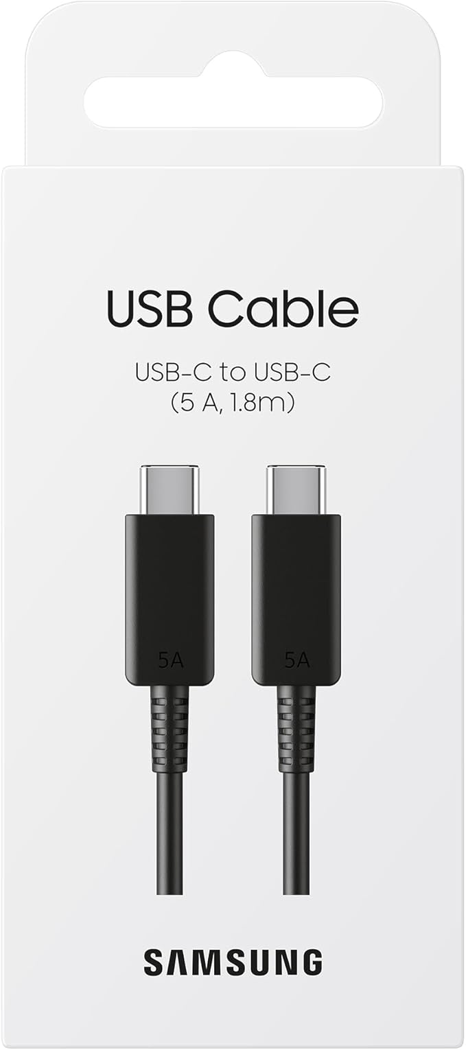 Samsung USB-C zu USB-C Kabel EP-DX510 (5A) 1,8m Black