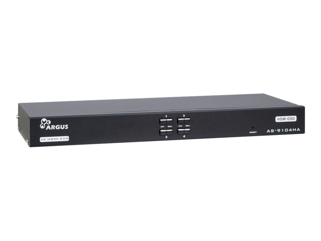Inter-Tech Argus AS-9104HA - KVM-Switch - 4 x KVM port(s)