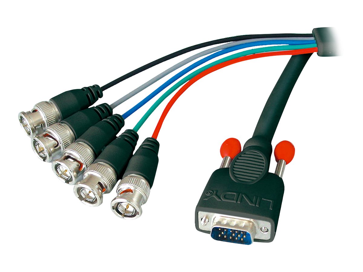 Lindy VGA-Kabel - HD-15 (VGA) (M) zu BNC (M)