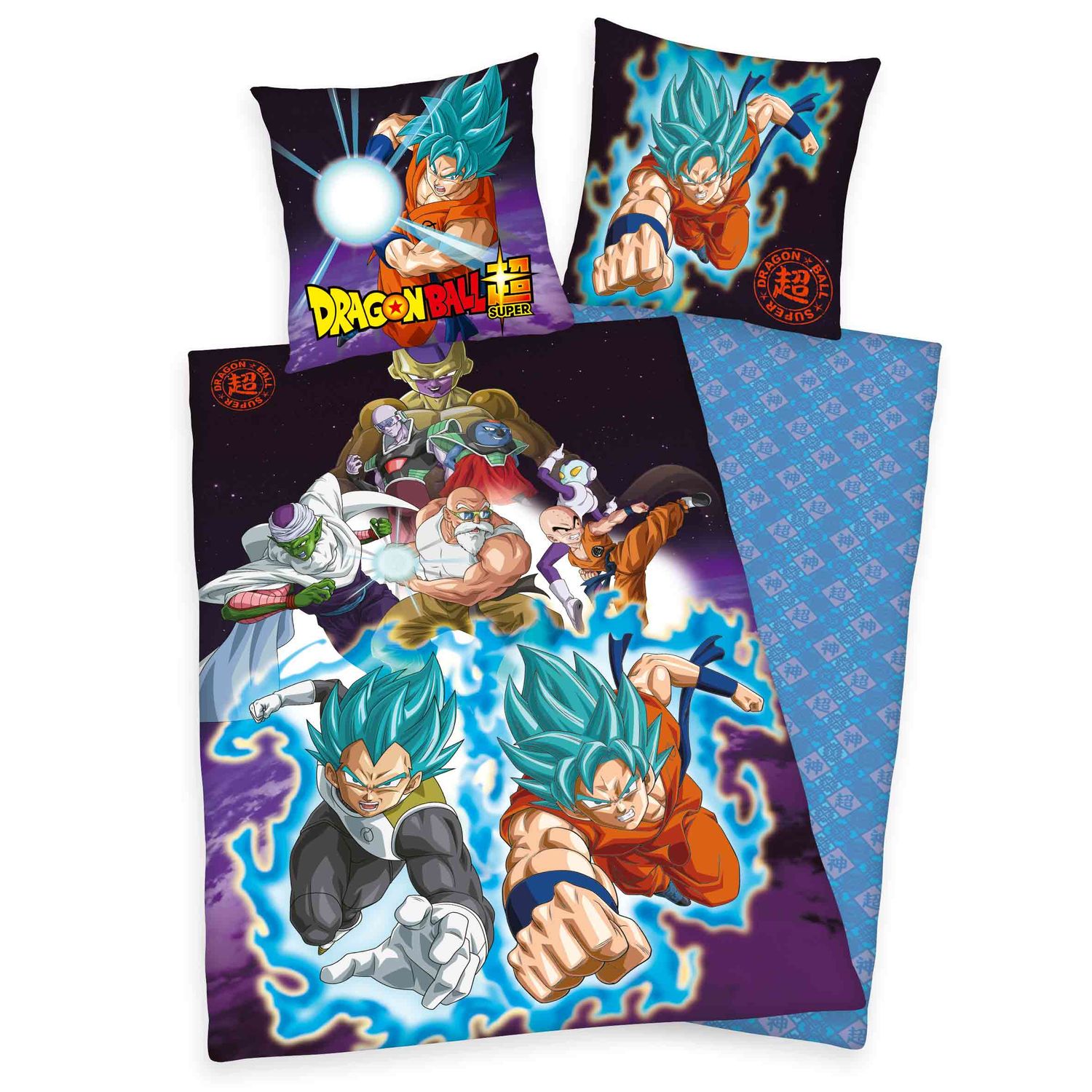 Dragon Ball - Wendebettwäsche (Renforcé) - 80 x 80 + 135 x 200cm