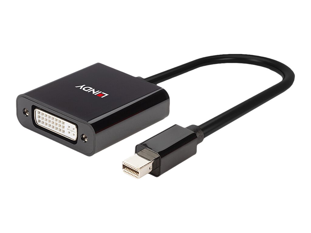 Lindy 41736 Kabeladapter Mini DisplayPort DVI-D Schwarz