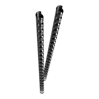 Genie 11181 - Binderücken - Schwarz - 25 Blätter - Kunststoff - 6 mm - 60 mm