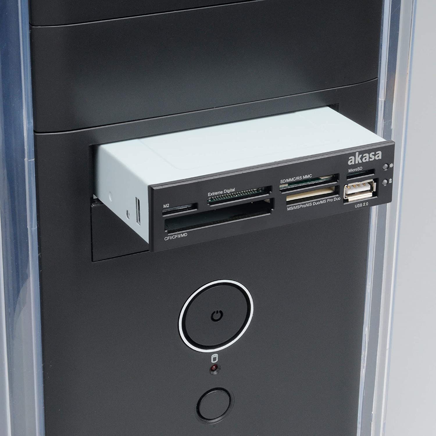 Akasa AK-ICR-07 Kartenleser USB 2.0 Eingebaut Akasa AK-ICR-07 Kartenleser USB 2.0 Eingebaut