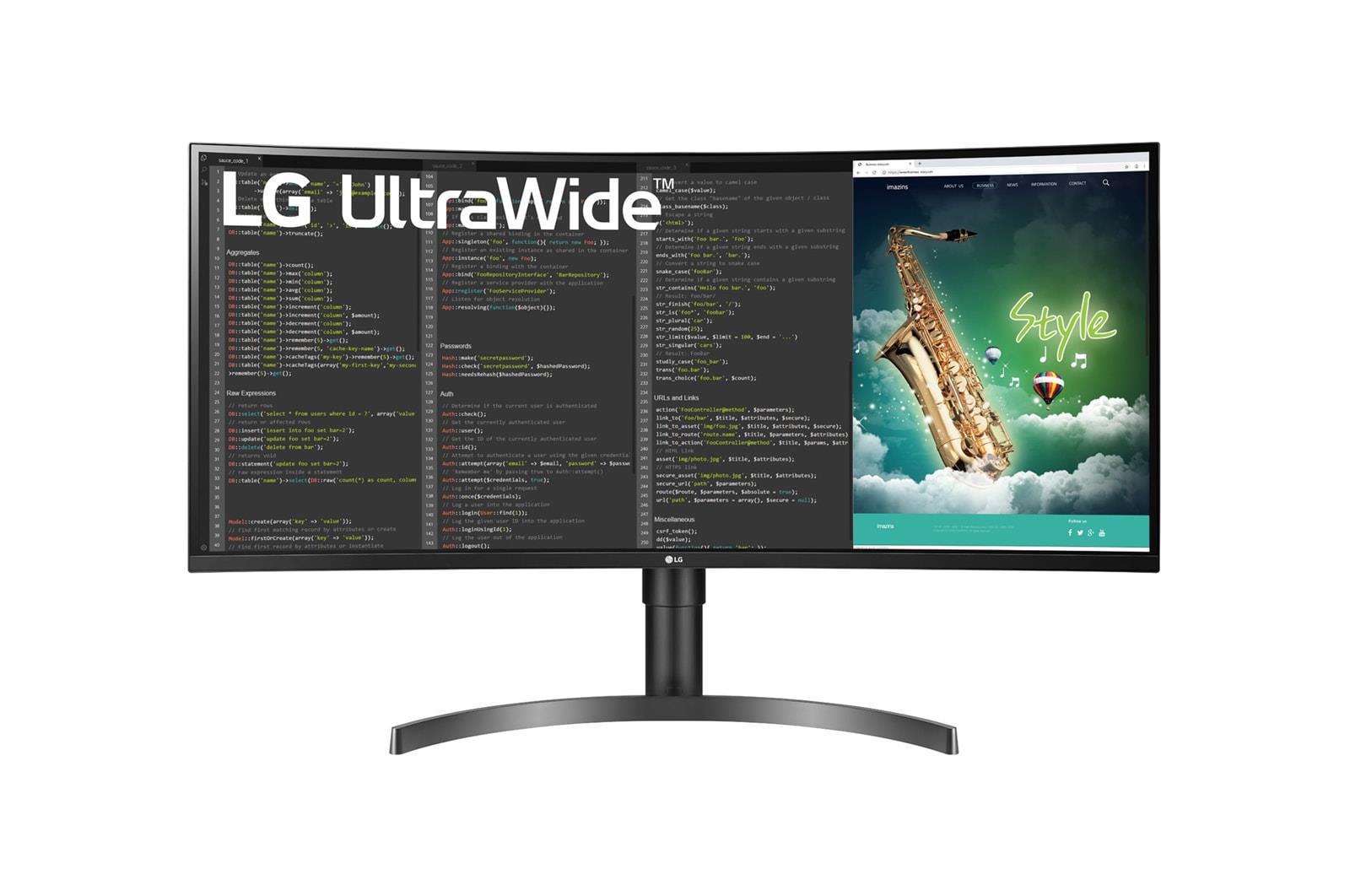 LG 35WN75CP-B.AEU LED display 88,9 cm (35") 3440 x 1440 Pixel 4K Ultra HD Schwarz