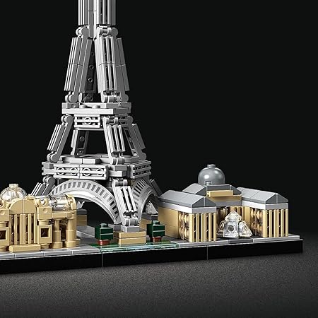 LEGO Architecture Paris, Modellbausatz mit Eiffelturm, Champs-Élysées und Louvre-Modell, Skyline-Kollektion, Haus und Büro-Deko, Geschenkideen für Sammler, Männer und Frauen 21044 LEGO Architecture Paris, Modellbausatz mit Eiffelturm, Champs-Élysées und Louvre-Modell, Skyline-Kollektion, Haus und Büro-Deko, Geschenkideen für Sammler, Männer und Frauen 21044