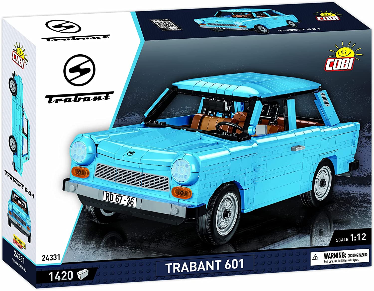 Cobi 24331 - Konstruktionsspielzeug - Trabant „601 S“