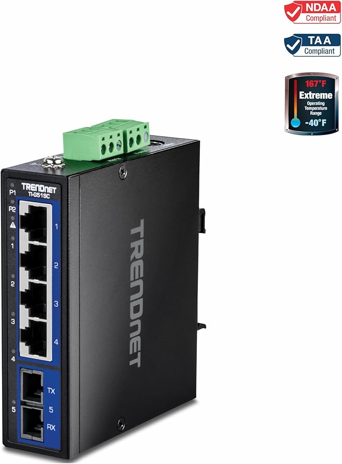 TRENDnet 5-PORT HARDENED INDUSTRIAL TRENDnet 5-PORT HARDENED INDUSTRIAL