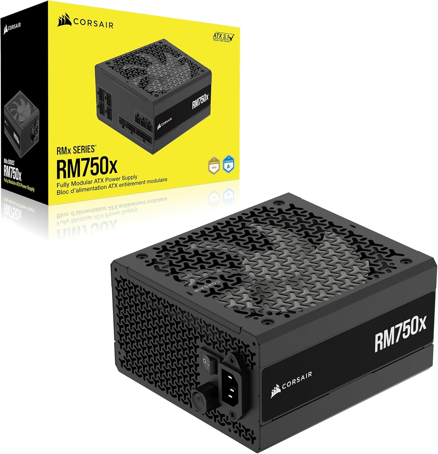 Corsair RMx Series RM750x Netzteil 750 W 24-pin ATX ATX Schwarz