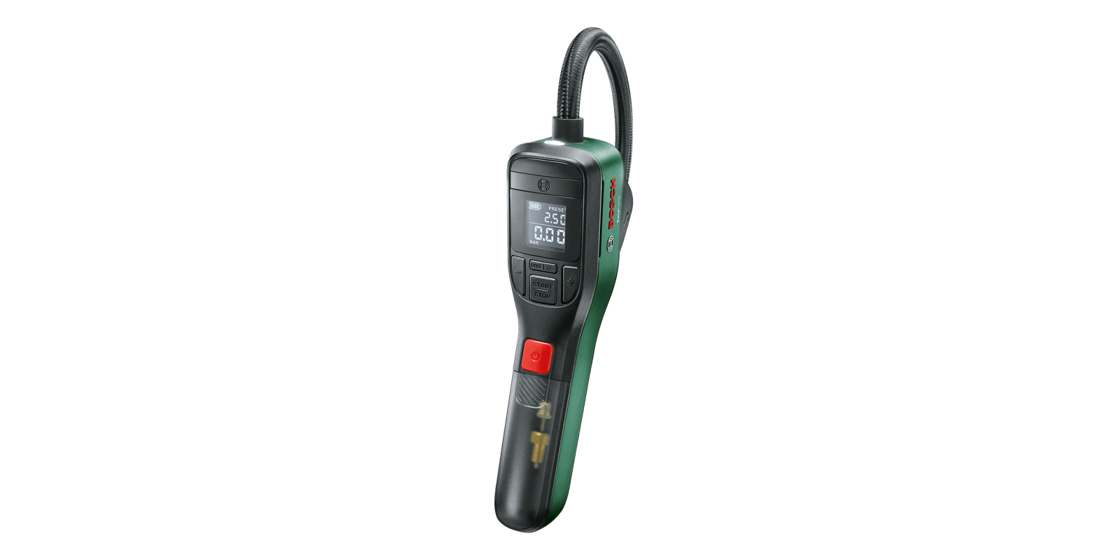 Bosch EasyPump - Fahrrad - Auto - Schlauchboote - 10 bar - 10 l/min - Schwarz - Grün - Rot - 150 - 150 Psi - USB Typ-C