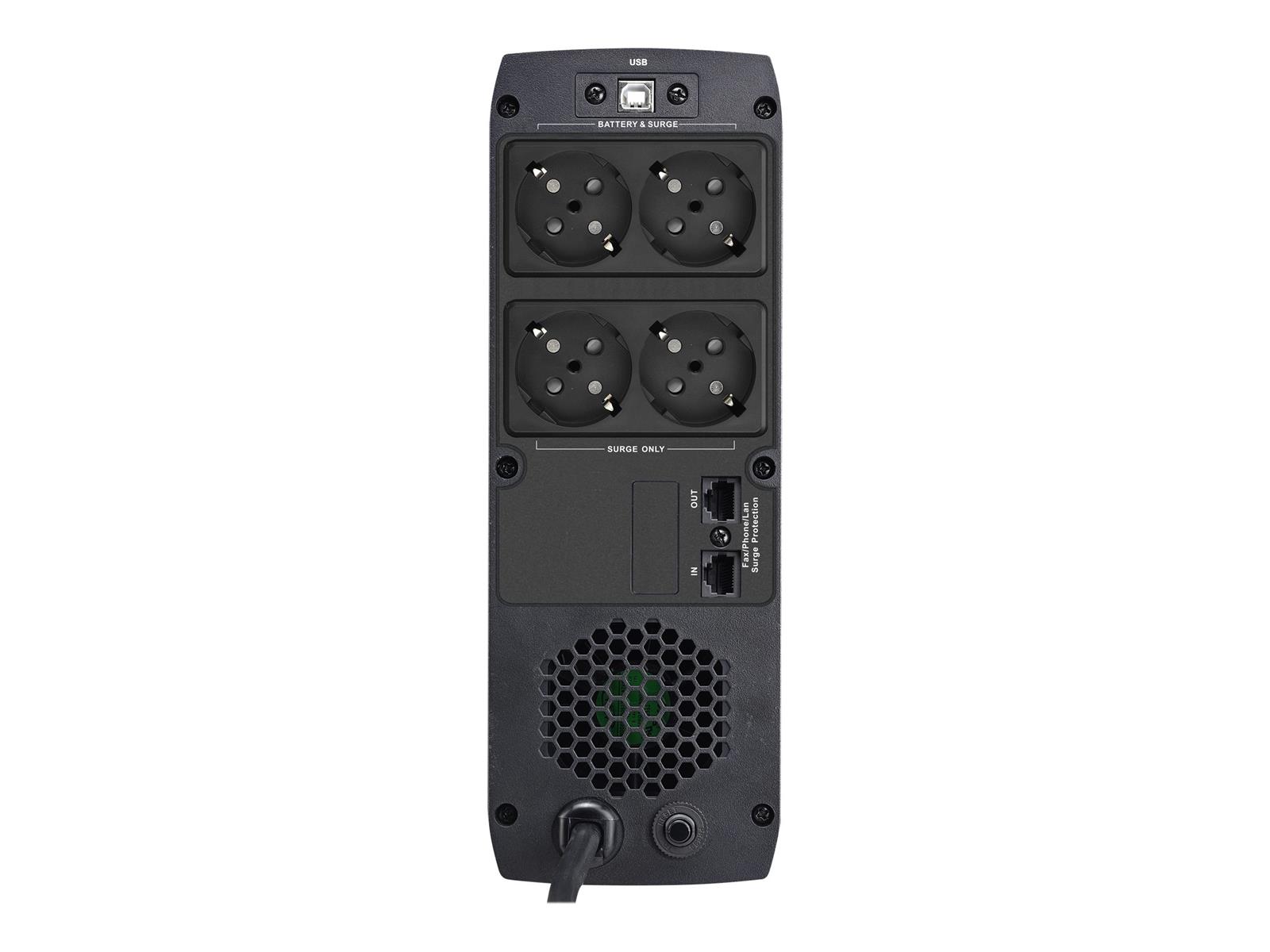 PowerWalker VI 1500 GXB Unterbrechungsfreie Stromversorgung (USV) Line-Interaktiv 1,5 kVA 900 W 4 AC-Ausgänge