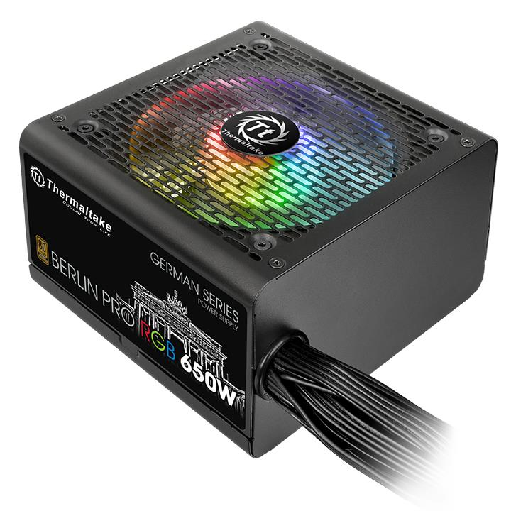 Thermaltake Berlin Pro RGB Netzteil 650 W 24-pin ATX ATX Schwarz