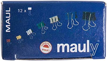 MAUL Original mauly Klammern 13mm 12St/Pck farblich sortiert
