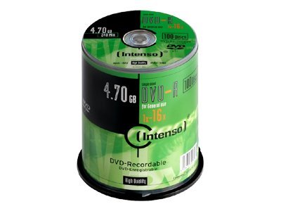 INTENSO DVD-R 4.7GB 16x (100) CB