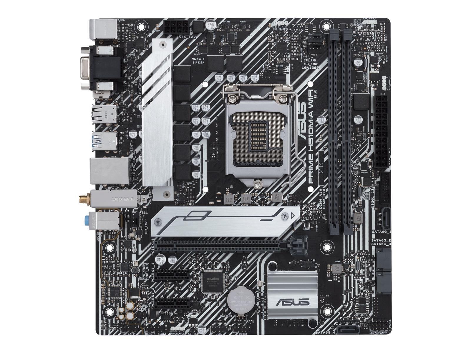 ASUS PRIME H510M-A WIFI Intel H510 LGA 1200 (Socket H5) micro ATX