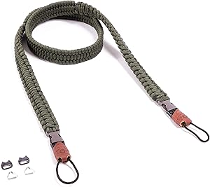 C-ROPE Kameragurt Traveler aus Paracord 125cm Dark Coffee retail
