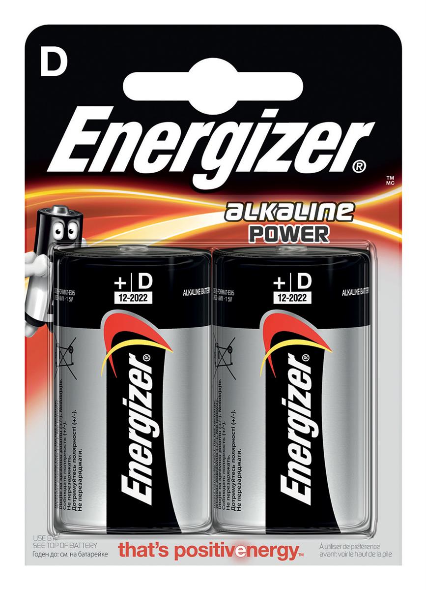 Energizer Alkaline Power Einwegbatterie D Alkali