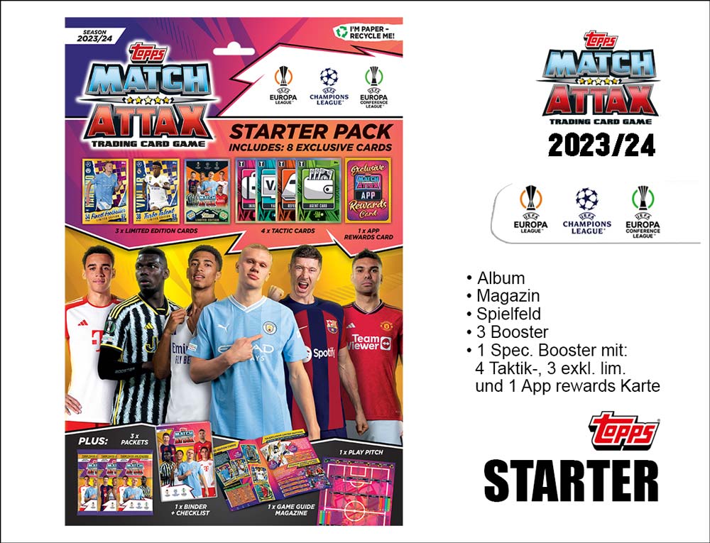 Topps Match Attax UEFA Champions League TC 2023/2024 - STARTER