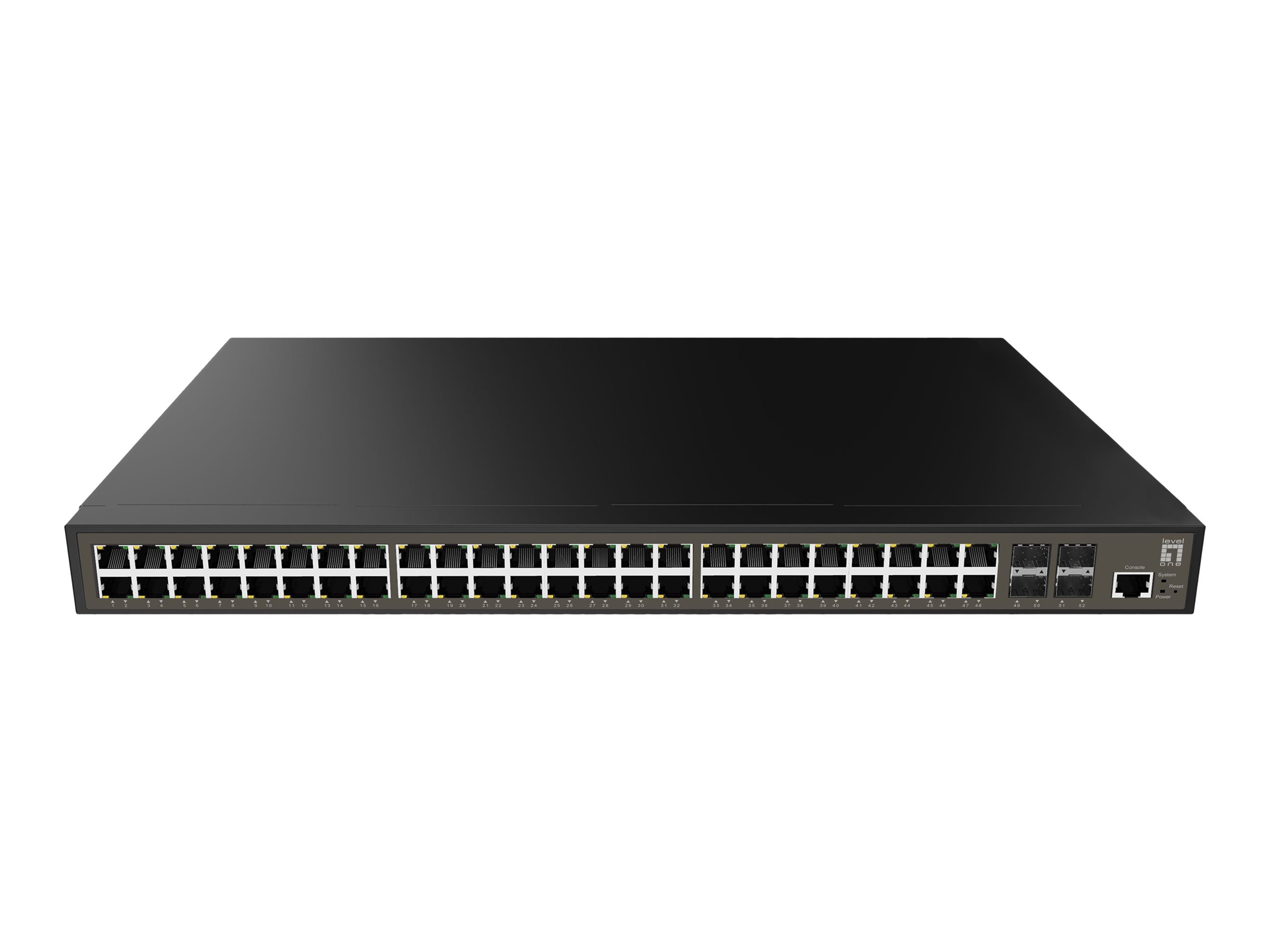 LevelOne GEL-5271 Netzwerk-Switch Managed L2+ Gigabit Ethernet (10/100/1000) 1U Schwarz