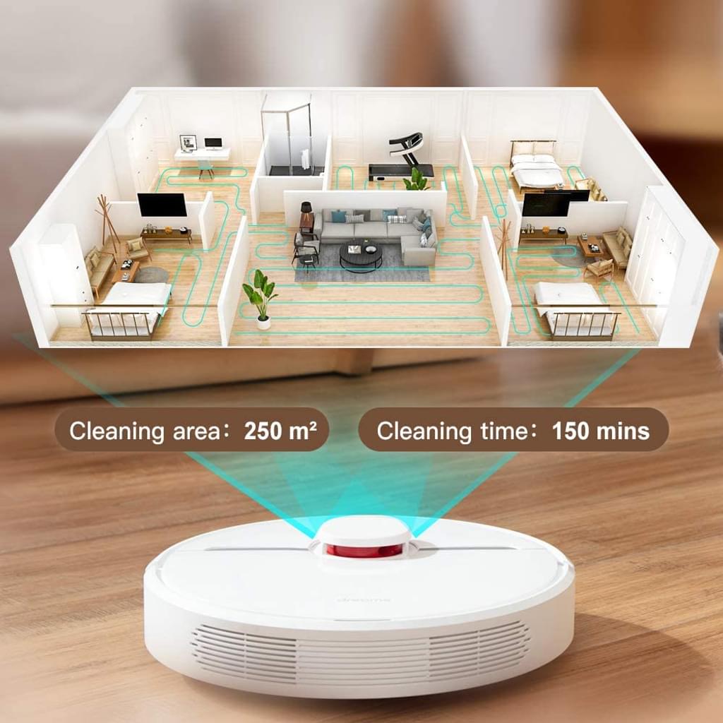 Xiaomi Dreame D9 Robot Cleaner White 3000Pa/150Min/570ml Xiaomi Dreame D9 Robot Cleaner White 3000Pa/150Min/570ml