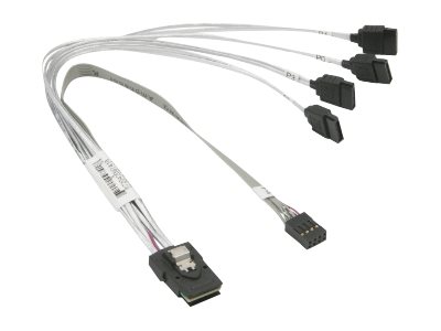 Supermicro CBL-0118L-03 - Internes SAS-Kabel - mit Sidebands - 4-Lane - 36 PIN 4iMini MultiLane (M)