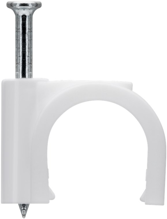 Kabelschelle 12 mm, weiß Kabelschelle 12 mm, weiß