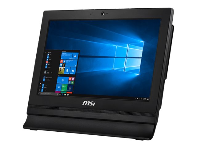 MSI PRO 16T 10M 007XDE - All-in-One (Komplettlösung) - Celeron 5205U / 1.9 GHz - RAM 4 GB - SSD 256 GB - NVMe - UHD Graphics - GigE - WLAN: 802.11a/b/g/n/ac, Bluetooth 5.0 - kein Betriebssystem - Monitor: LED 39.6 cm (15.6")