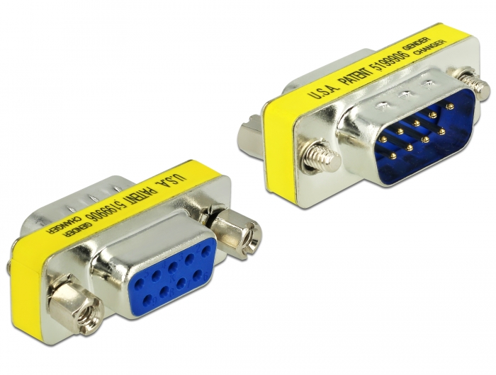 DeLOCK 65249 Kabeladapter 9-p DSUB Silber