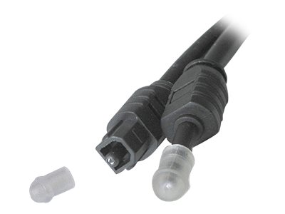 Lindy TosLink Optical SPDIF Cable, 5m Audio-Kabel Schwarz