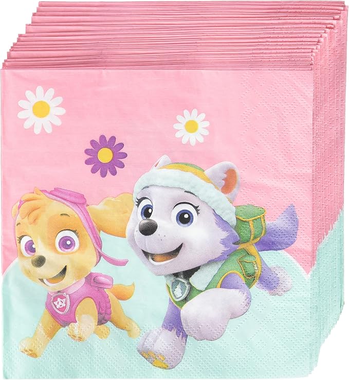 Paw Patrol - Skye & Everest - 20 Papierservietten (2-lagig) 33x33cm