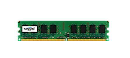 Crucial 1GB DDR2 UDIMM Speichermodul 1 x 1 GB 800 MHz