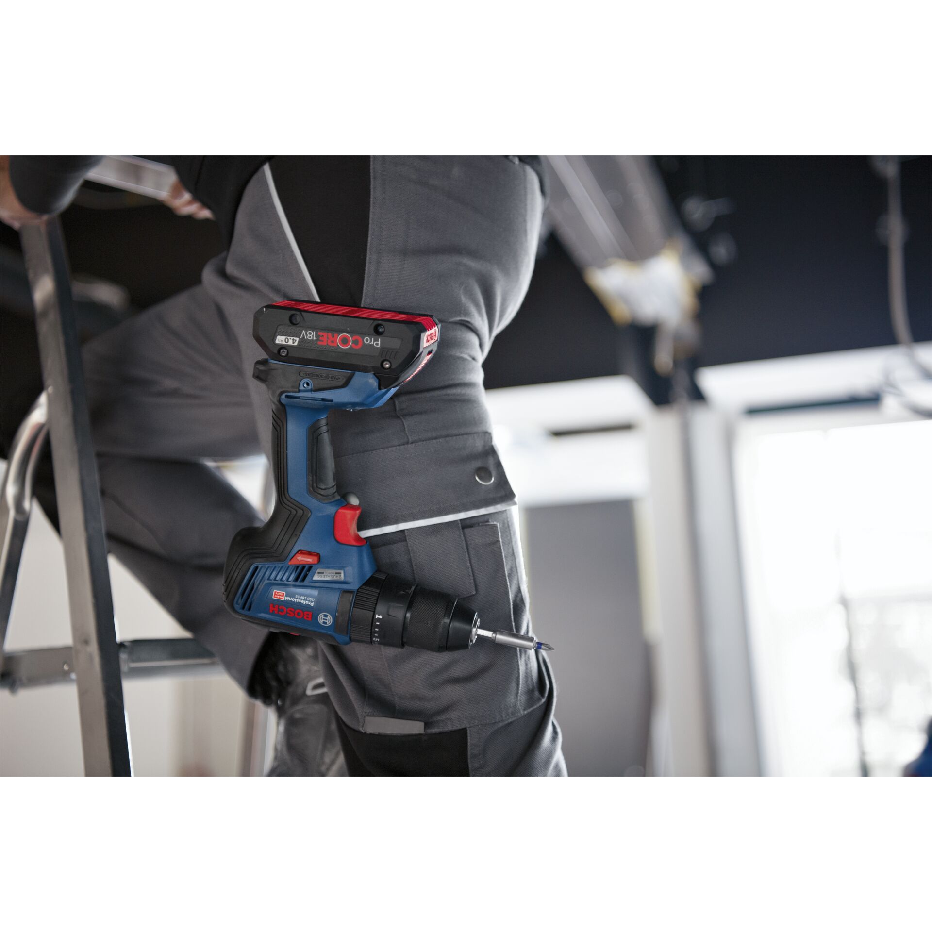 Bosch GSB 18V-55 Akku-Schlagbohrschrauber Bosch GSB 18V-55 Akku-Schlagbohrschrauber