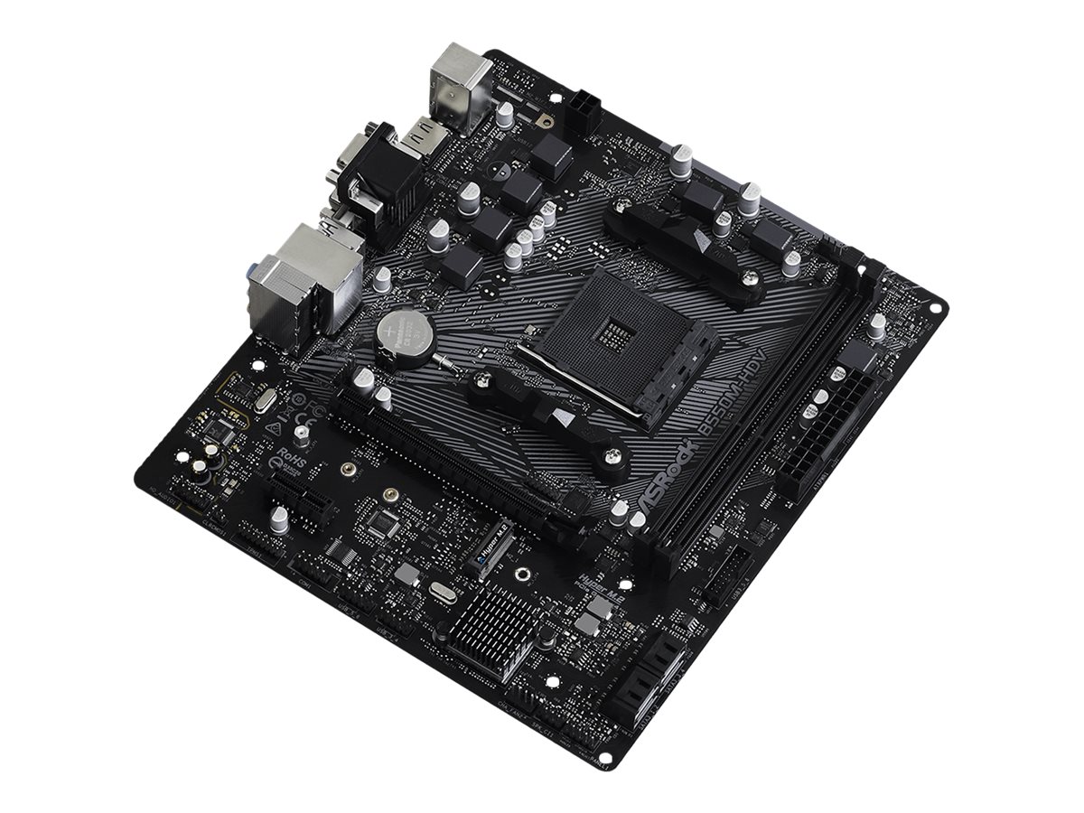 Asrock B550M-HDV AMD B550 Sockel AM4 micro ATX