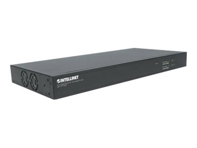 Intellinet 8-Port Gigabit Ethernet PoE+ Web-Managed AV Switch with 2 SFP Uplinks, Eight Rear-Facing PoE+ ports, IEEE 802.3at Power over Ethernet (PoE+)