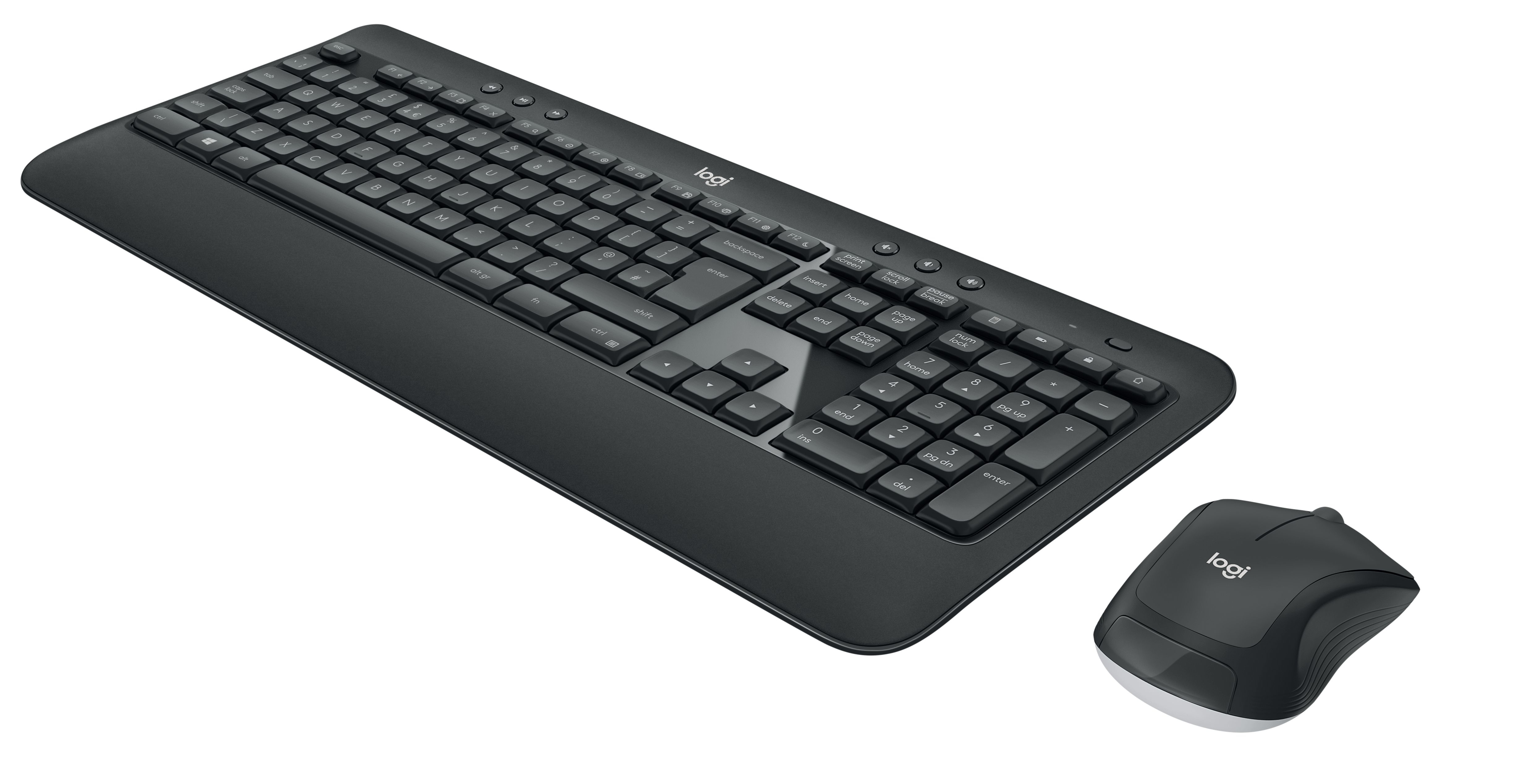 Logitech 920-008675 Tastatur Maus enthalten Universal USB QWERTZ Deutsch Schwarz, Weiß
