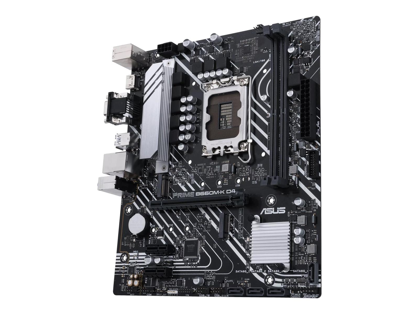 ASUS PRIME B660M-K D4 Intel B660 LGA 1700 micro ATX