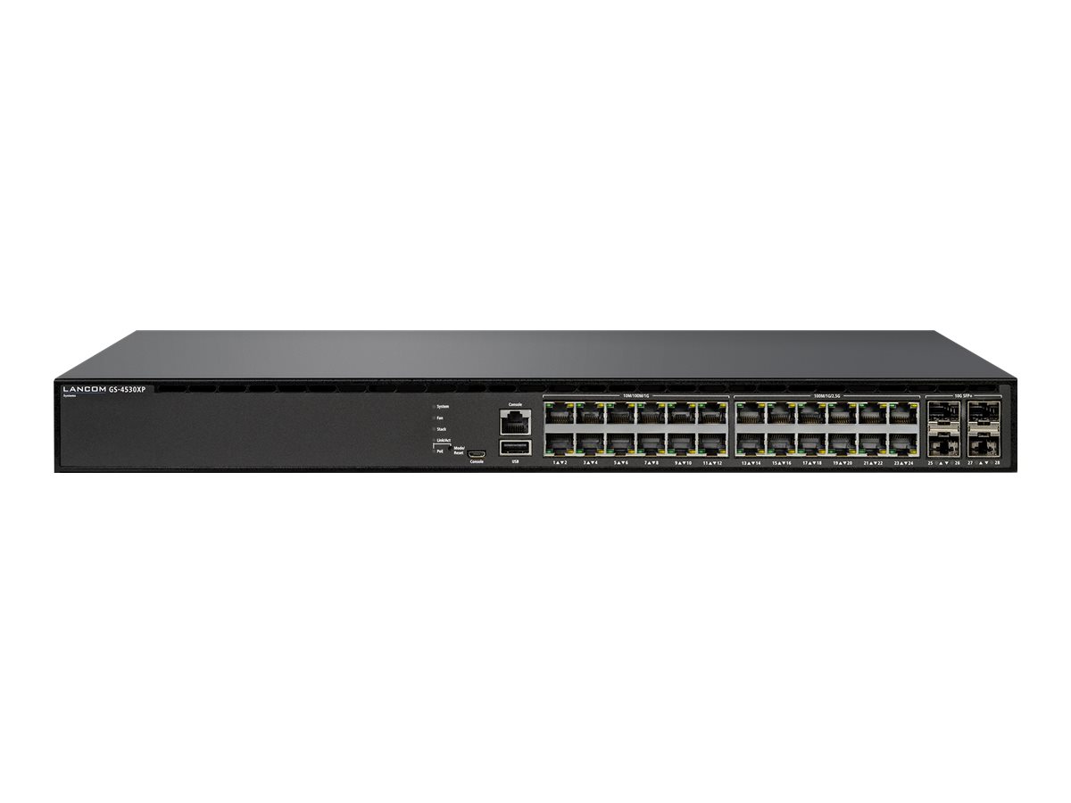 LANCOM GS-4530XP Managed L3 2.5G Ethernet (100/1000/2500) Energie Über Ethernet (PoE) Unterstützung 1U Schwarz