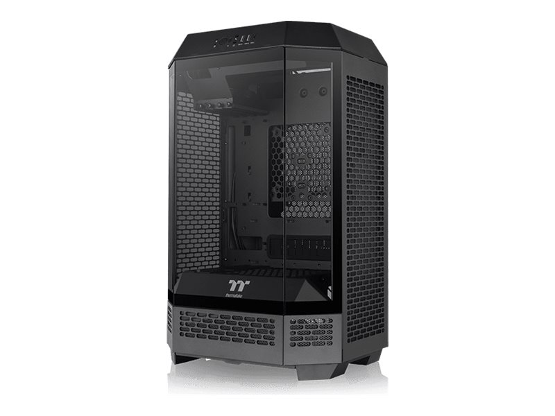 Thermaltake The Tower 300 - Micro Tower - mini ITX / micro ATX - Seitenteil mit Fenster (gehärtetes Glas)