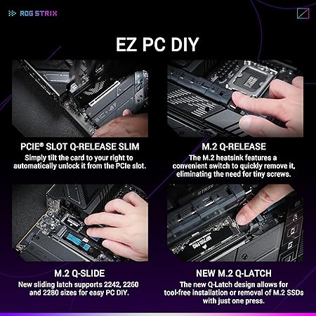 ASUS ROG STRIX Z890-E GAMING WIFI Intel Z890 LGA 1851 (Socket V1) ATX