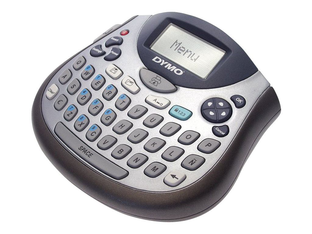 Dymo LetraTag LT-100T - Beschriftungsgerät - s/w - Thermodirekt - Rolle (1,2 cm)